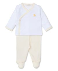 Premier Duckling Hand Embroidered Duckling Footed Pant Set