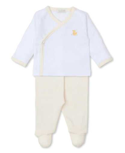 Premier Duckling Hand Embroidered Duckling Footed Pant Set