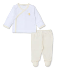 Premier Duckling Hand Embroidered Duckling Footed Pant Set