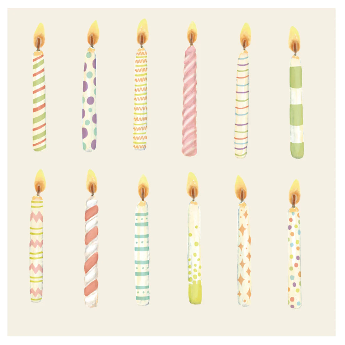 Birthday Candles Napkins