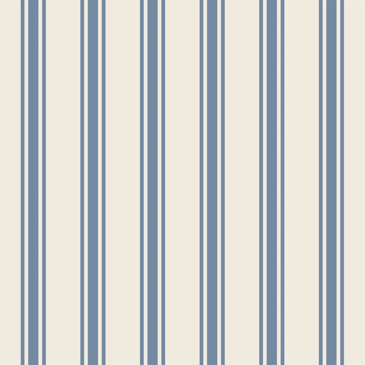 Cornflower Blue Linen Stripe Napkin