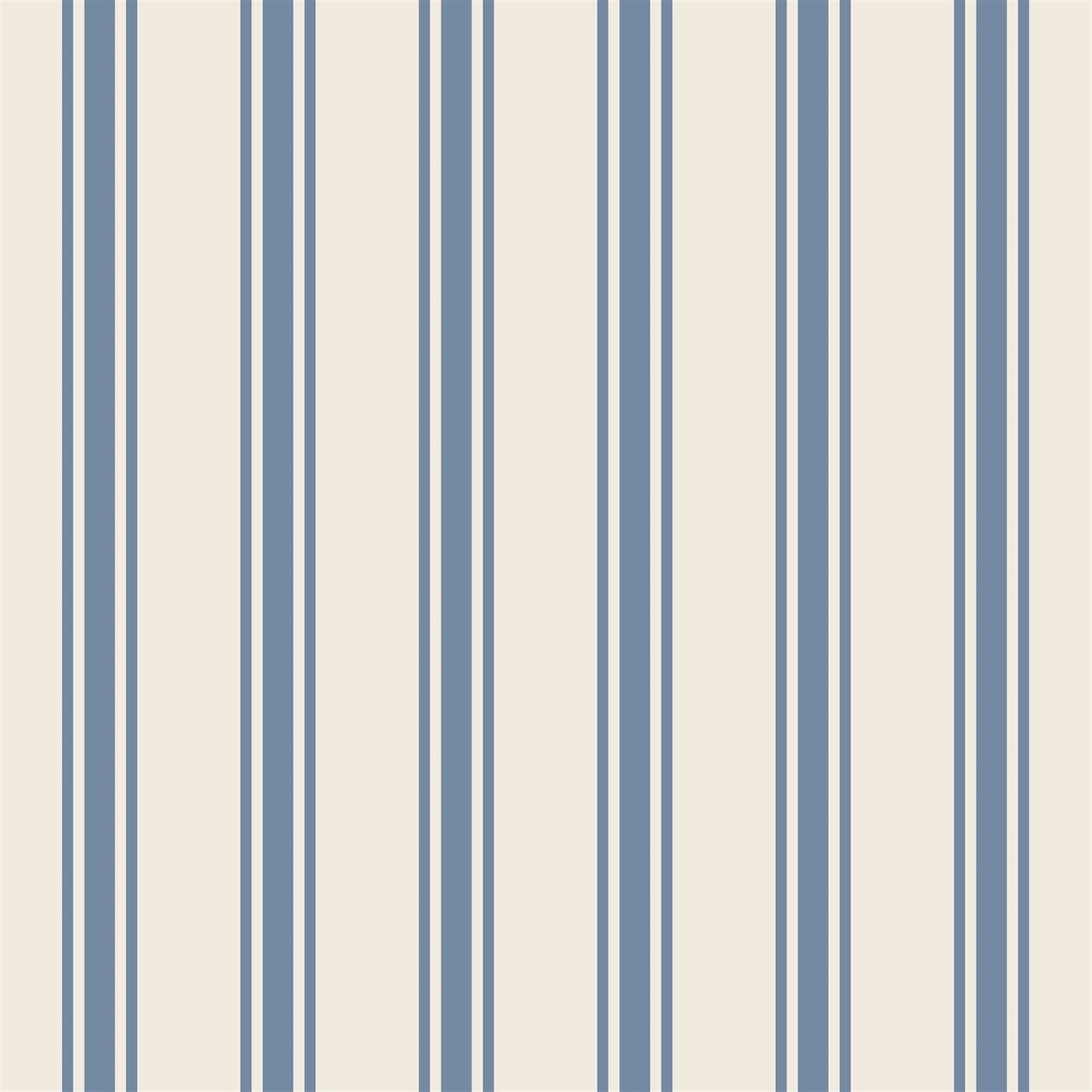 Cornflower Blue Linen Stripe Napkin