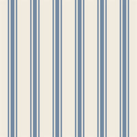 Cornflower Blue Linen Stripe Napkin