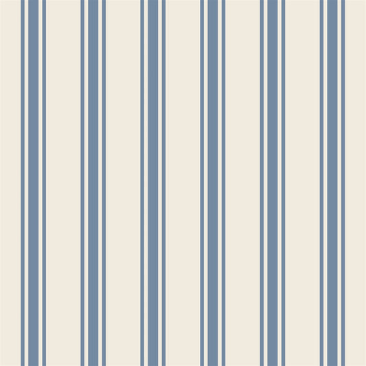 Cornflower Blue Linen Stripe Napkin