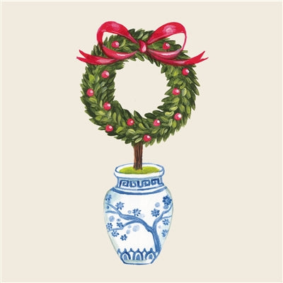 Holiday Topiary Napkin