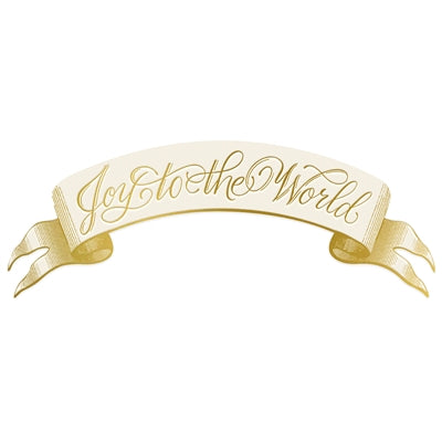 Joy to the World Banner Table Accent