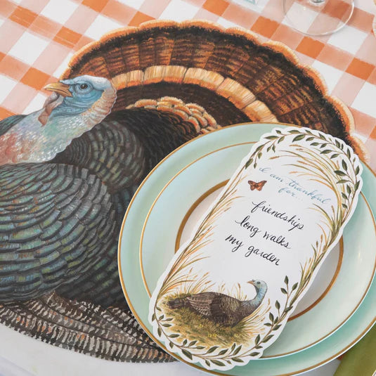 Die-cut Heritage Turkey Placemat