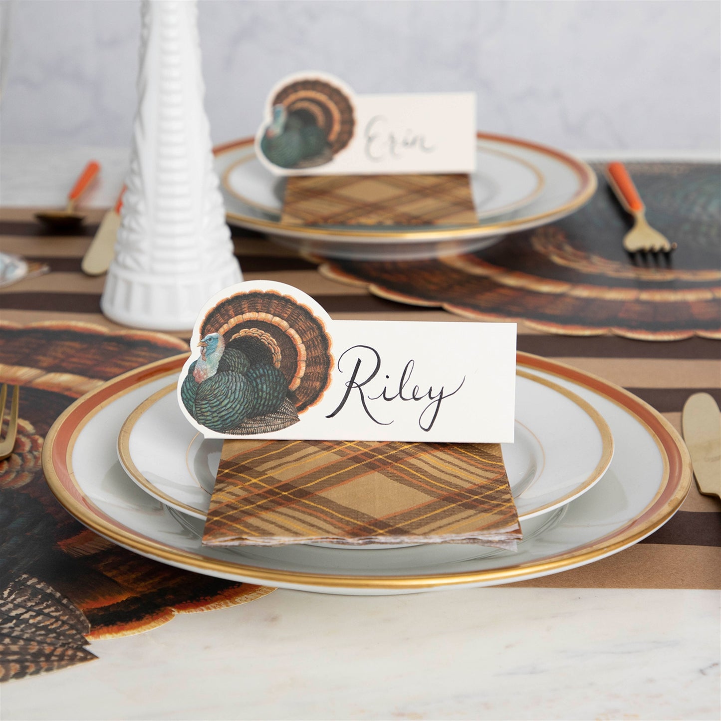 Heritage Turkey Place Cards
