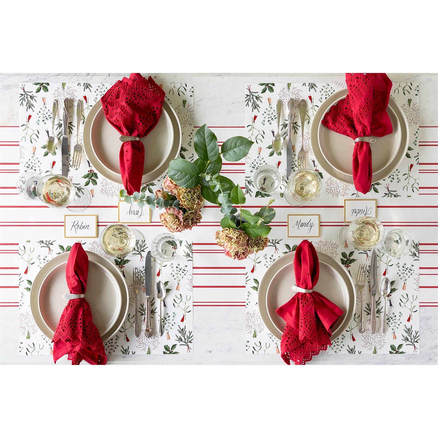 Antique Red Stripe Runner