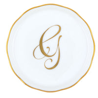 Coaster with Monogram - Letter G