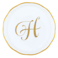 Coaster with Monogram - Letter H