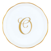 Coaster with Monogram - Letter O