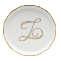 Coaster with Monogram - Letter Z