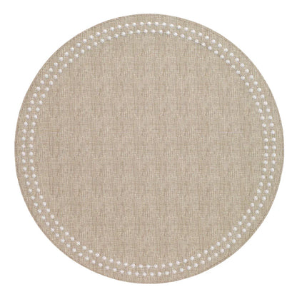 Pearls Round Placemat