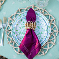 Provence Rattan Napkin Ring - Whitewash