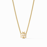 Julie Vos Ladybug Delicate Necklace, Ivory Enamel