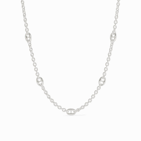Sterling Laguna Delicate Station Necklace