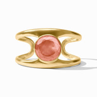 Julie Vos Laguna Stone Cuff, Iridescent Melon