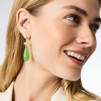 Julie Vos Lennon Statement Earring, Green Apple Multi