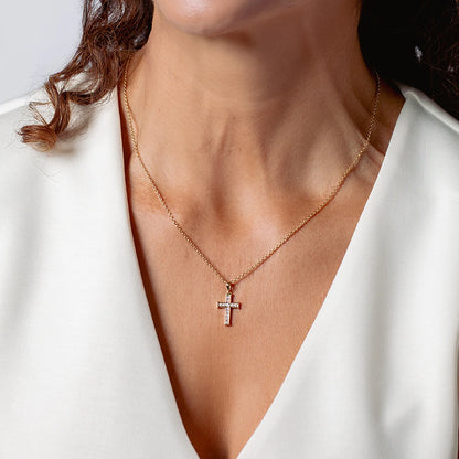 Luminous Cross Pendant Necklace