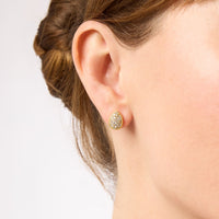 Julie Vos Pavé Teardrop Stud