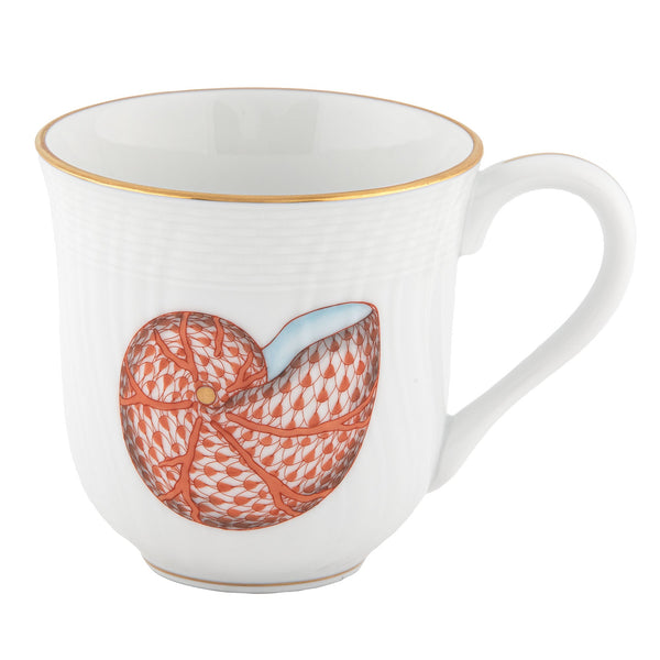 Aquatic Dessert Mug, Rust