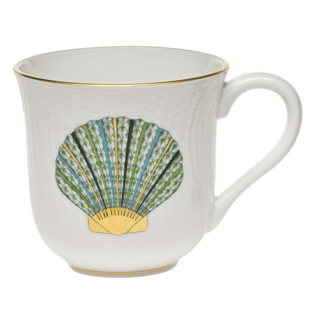 Aquatic Dessert Mug, Scallop Shell