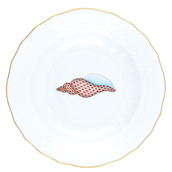 Aquatic Dessert Dessert Plate, Tulip Shell