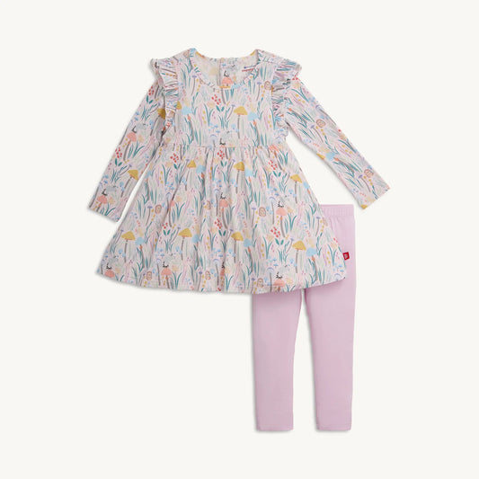Shroom and Bloom Modal Dress & Legging Set