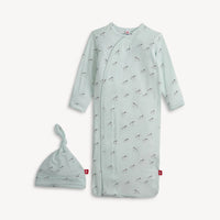 Teal Savannah Modal Gown + Hat