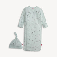 Teal Savannah Modal Gown + Hat