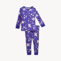Magnetic Me Galaxy Glittercorn Modal L/s Lng Pant Pj, 5Y