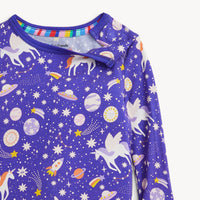 Magnetic Me Galaxy Glittercorn Modal L/s Lng Pant Pj, 2T