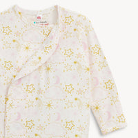Magnetic Me Star Signs Pink Modal Gown + Hat Set, nb-3m