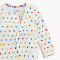 Magnetic Me Branded Heart Modal Footie, 0-3m