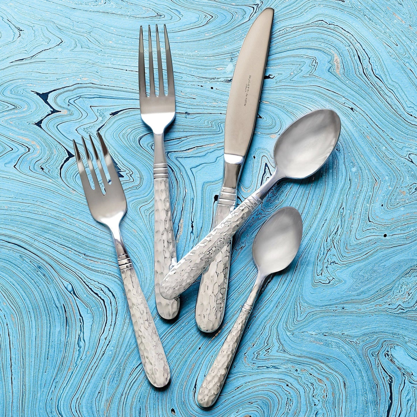 Martellato Stainless Steel Five-Piece Place Setting