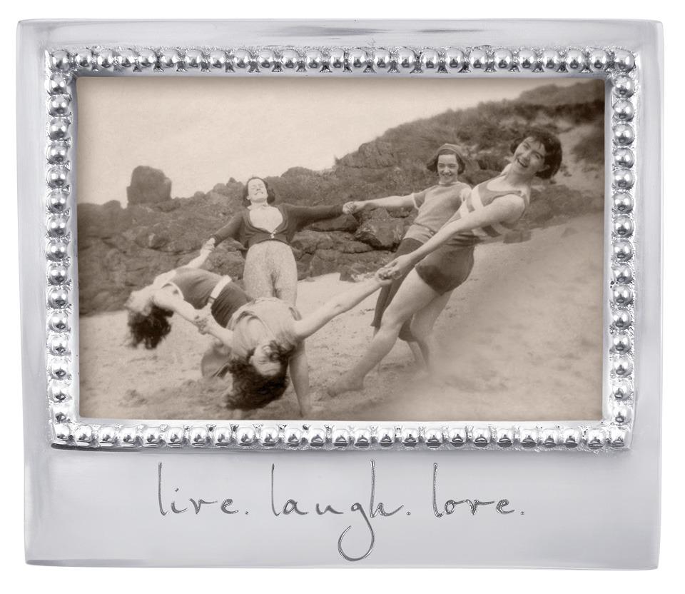Live. Laugh Love. Beaded 4 X 6