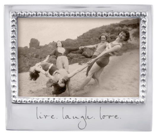Live. Laugh Love. Beaded 4 X 6