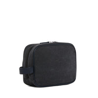 Men's Coated Canvas Toiletry Bag - Indigo