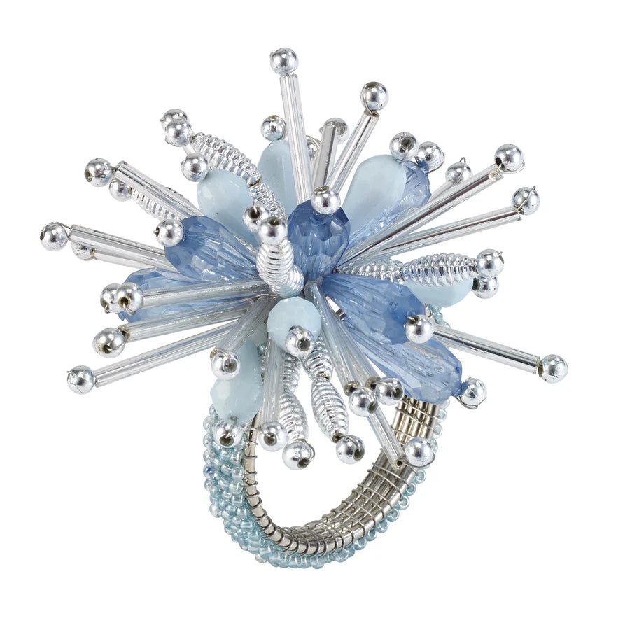 Metropolitan Ice Blue Napkin Ring
