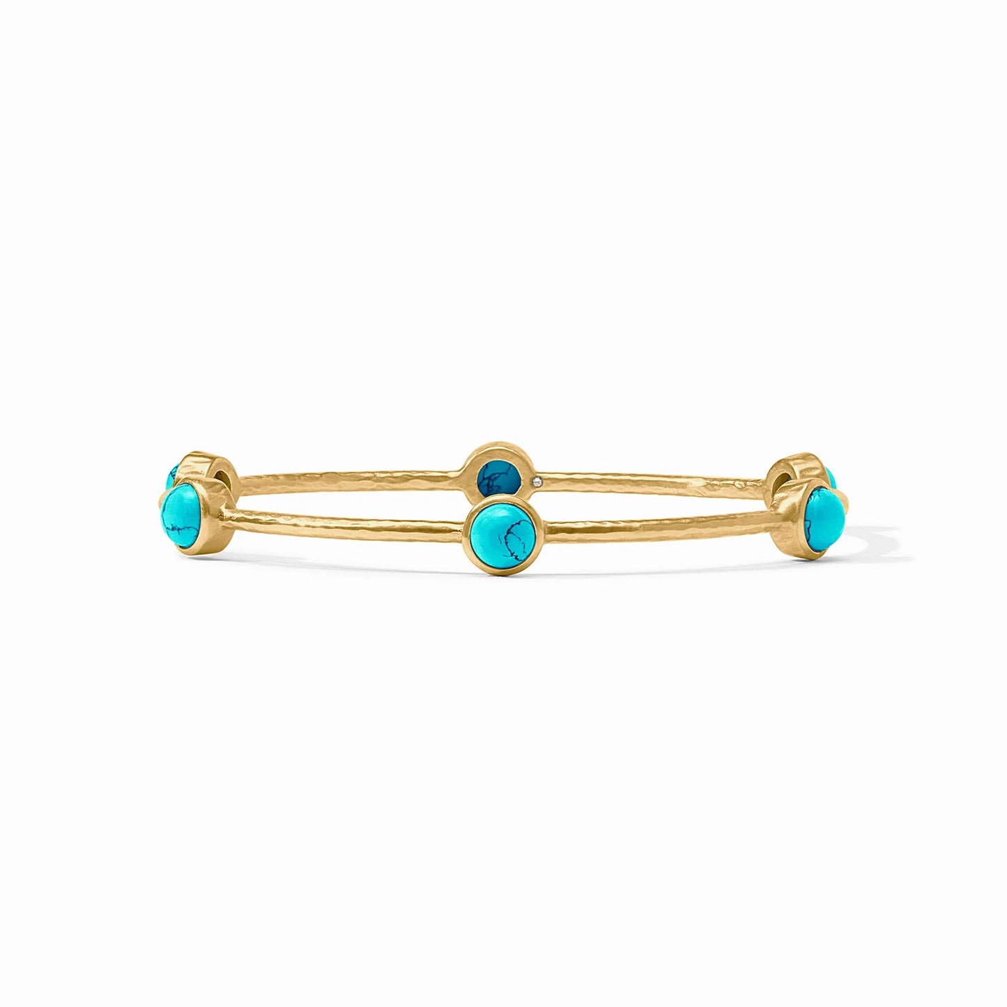 Gold Milano Luxe Stone Bangle