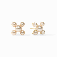 Julie Vos Millie Stud, Champagne Pearl