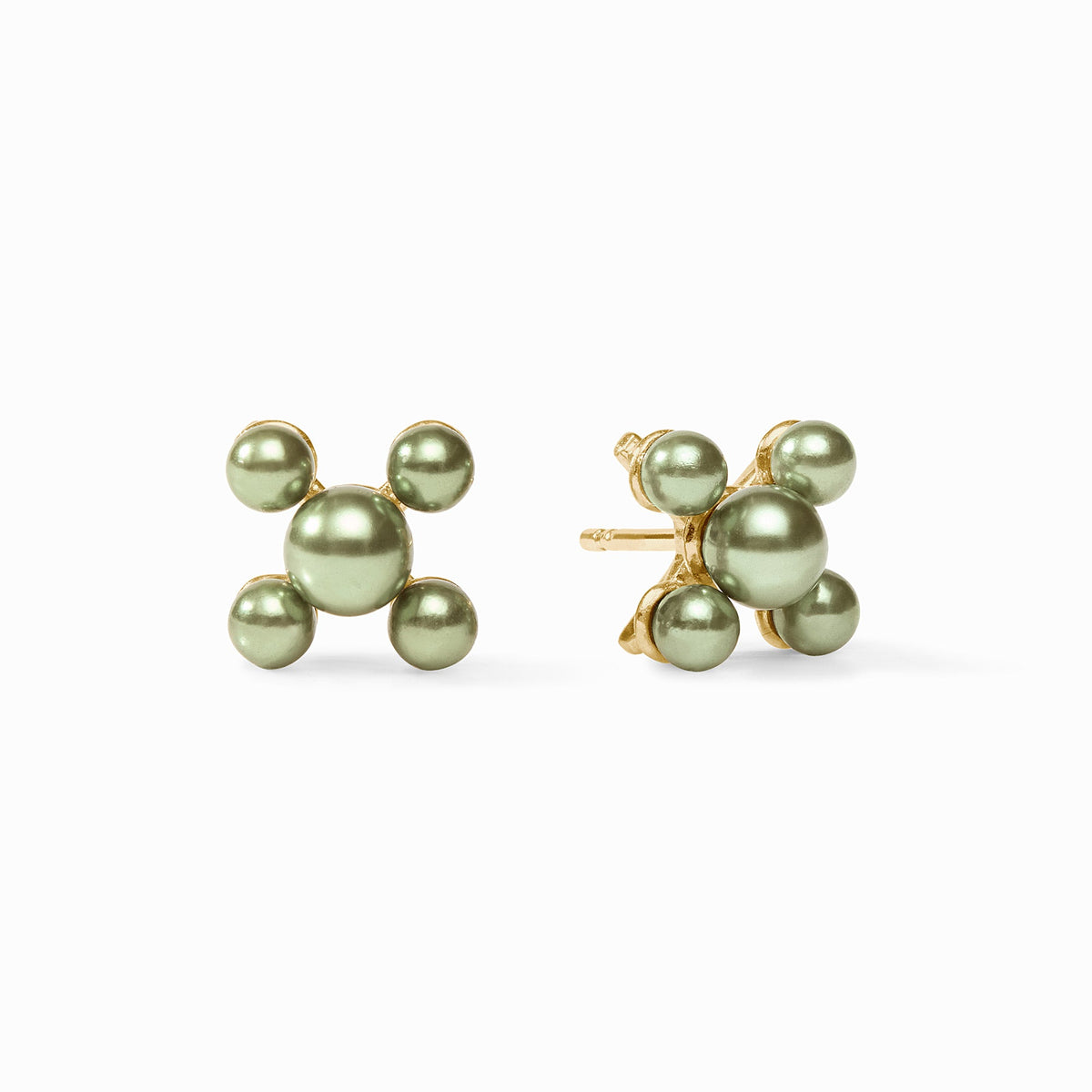 Julie Vos Millie Stud, Emerald Pearl