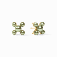 Julie Vos Millie Stud, Emerald Pearl