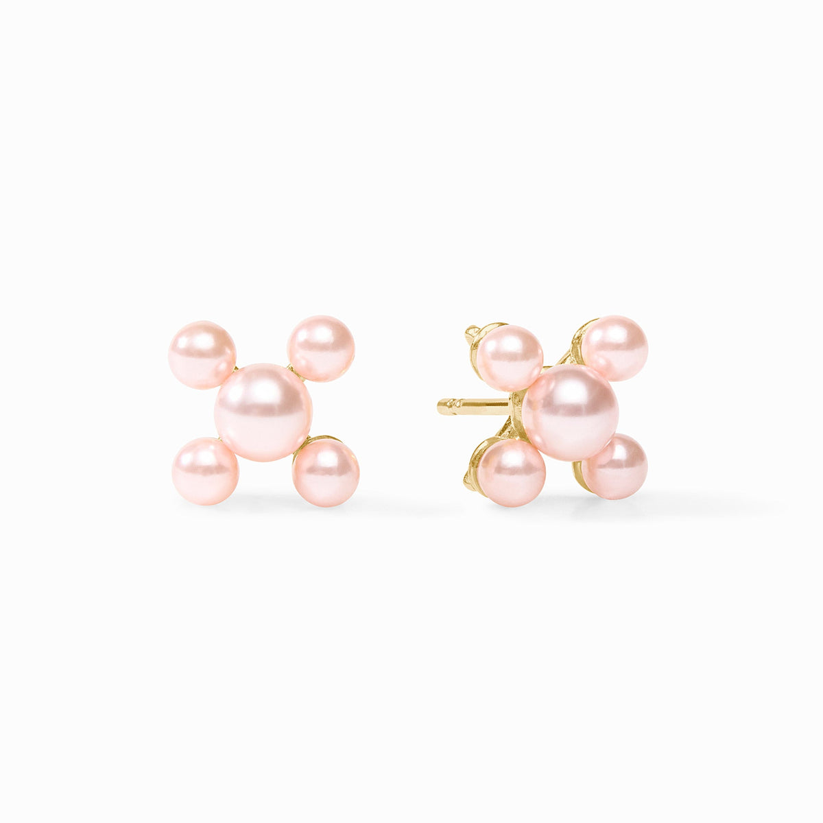 Julie Vos Millie Stud, Pink Pearl