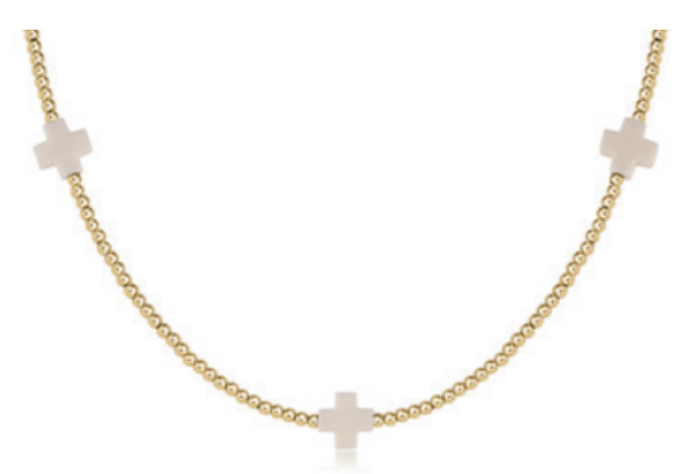 Signature Cross Gold Choker