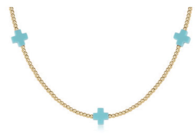 Signature Cross Gold Choker