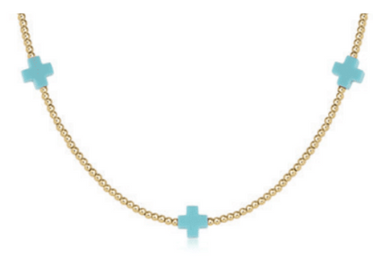 Signature Cross Gold Choker