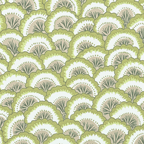 Green Pontchartrain Scallop Napkin
