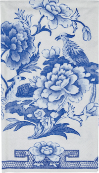 Blue And White Napkin
